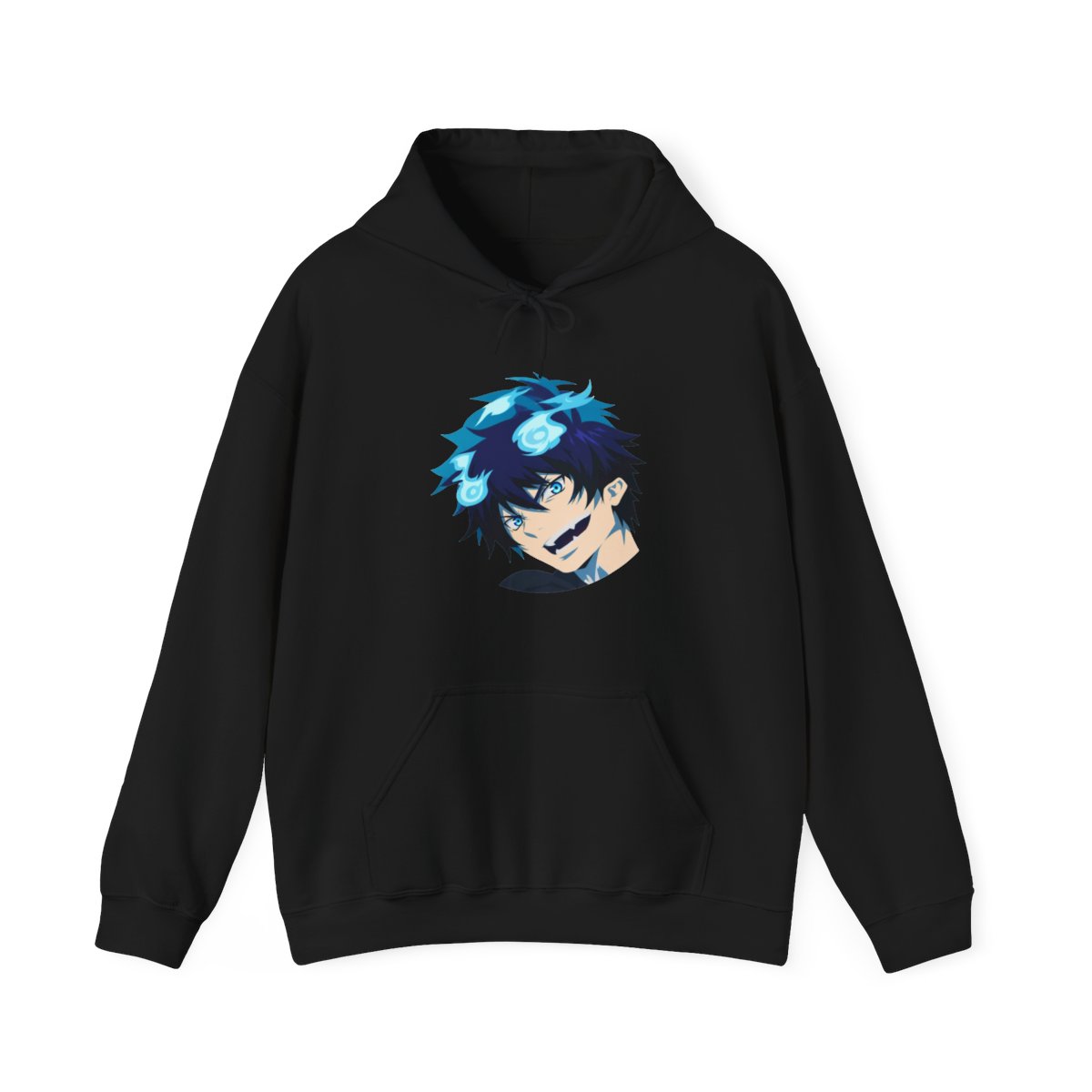 Rin Okumura - Blue Exorcist Vector Art Blue Exorcist Pullover Hoodie by CaelynGreaves - Official Hoodies merchandise