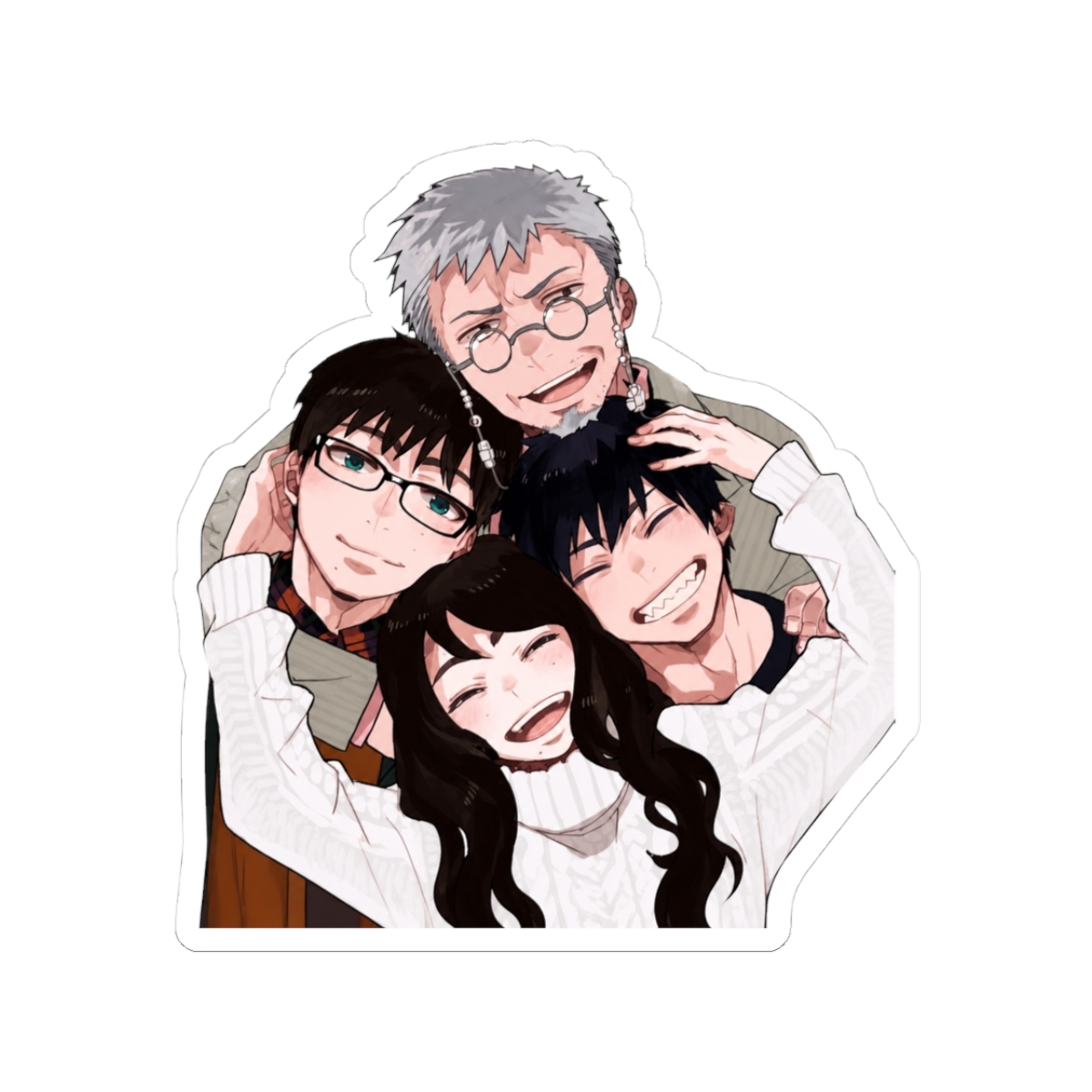 Ao No Exorcist Sticker | Anime Vinyl Decal for Everyday Style | Blue Exorcist