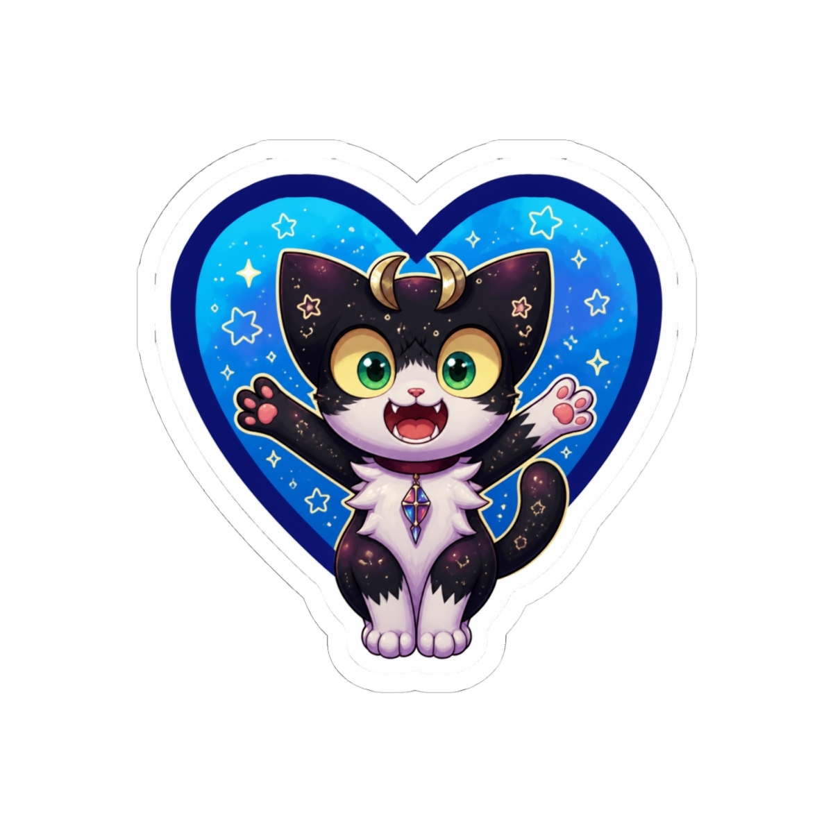 Personal Style Sticker | Cute Vinyl Decal for Everyday Use | Blue Exorcist - alternate angle 2, merchandise