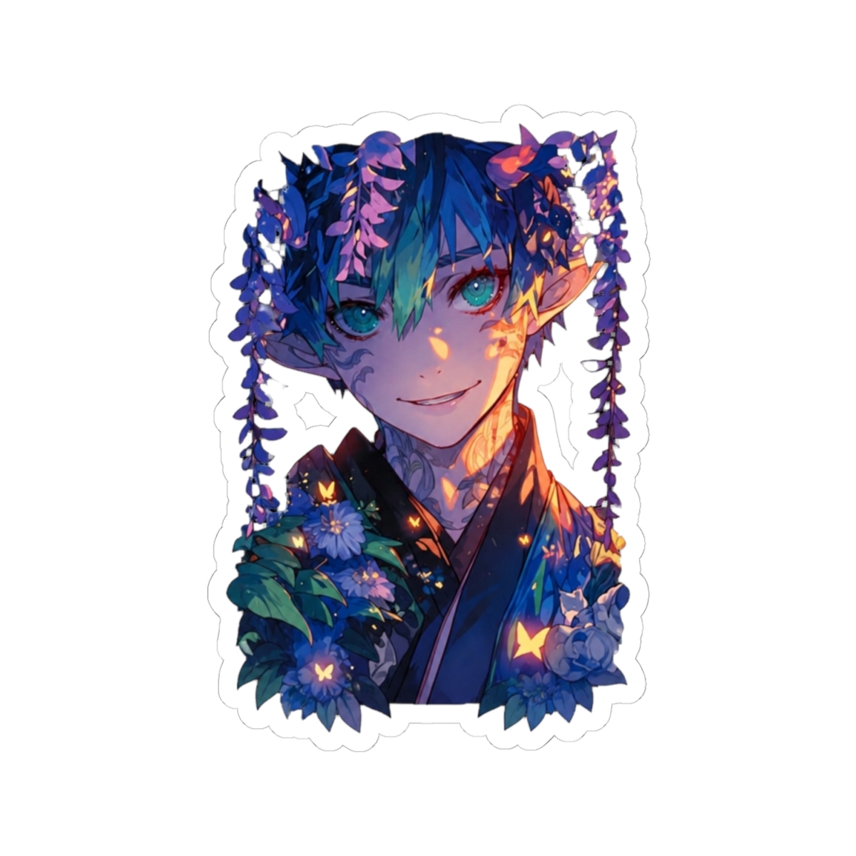 Amaimon Rogue Wisteria Lantern Shadows Nocturnal Blue Exorcist Anime - alternate angle 2, merchandise