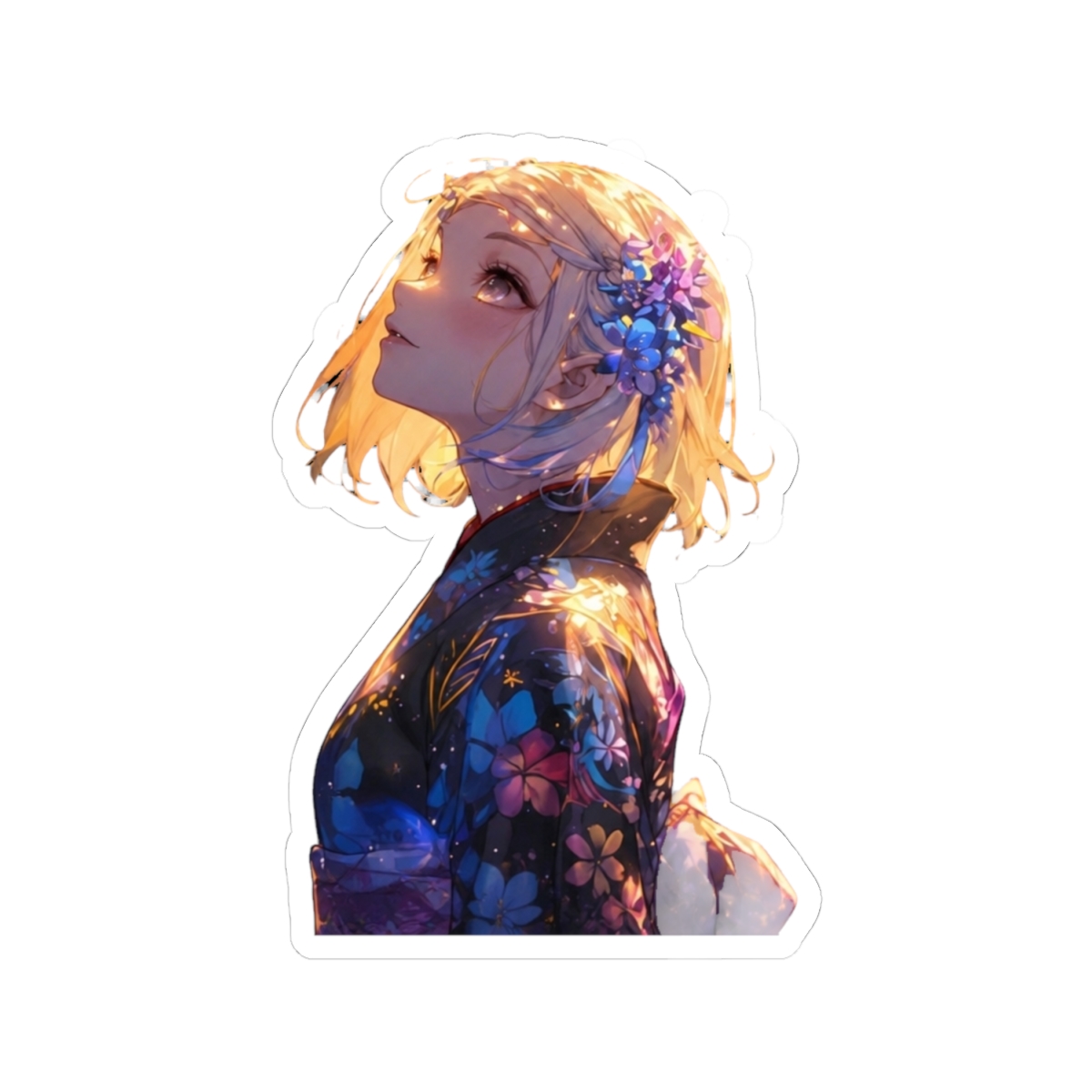 Shiemi Moriyama Delicate Wisteria Lantern Bloom Blue Exorcist Anime - alternate angle 2, merchandise